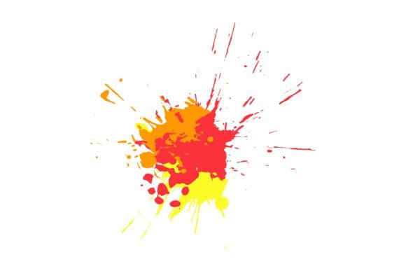 Download Droped Colored Blots and Dots of Paint S - Paint Collection