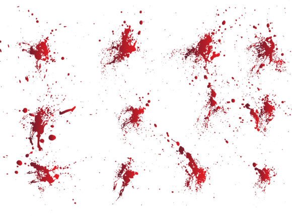 Download Blood Splat Horror Paint Vector - Paint Collection