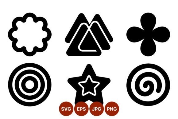 Download Black Abstract Geometric Shapes - Geometric Collection