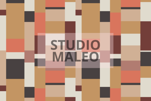 Download Earth Tone Geometric Blocks Pattern - Geometric Collection