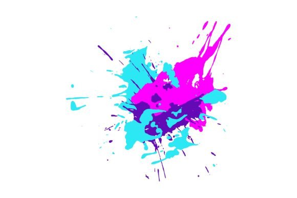 Download Droped Colored Blots and Dots of Paint S - Paint Collection
