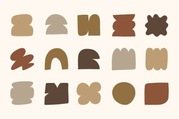 Download Neutral Abstract Shapes SVG Bundle Set - Bundle Collection