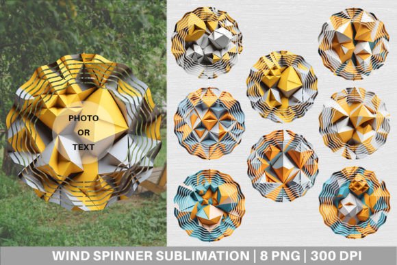 Download Wind Spinner 3D Geometric Shape - Geometric Collection