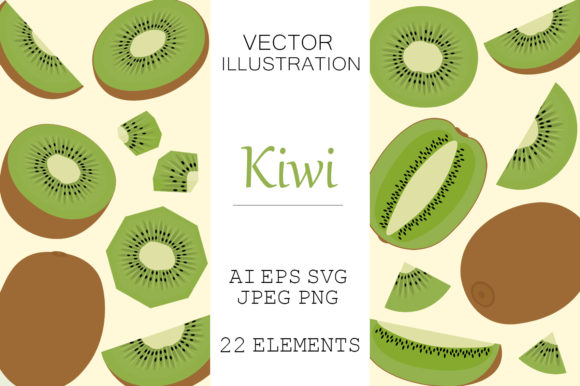 Download Kiwi Vector. Kiwi Fruits Clipart SVG - Fruits clipart svg Collection