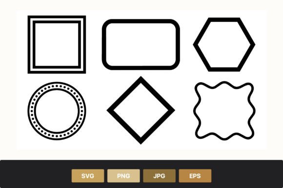 Download Black Geometric Shapes Set - Set Collection