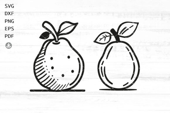 Download Pear Outline Svg, Pear Fruits Clipart - Premium Resources
