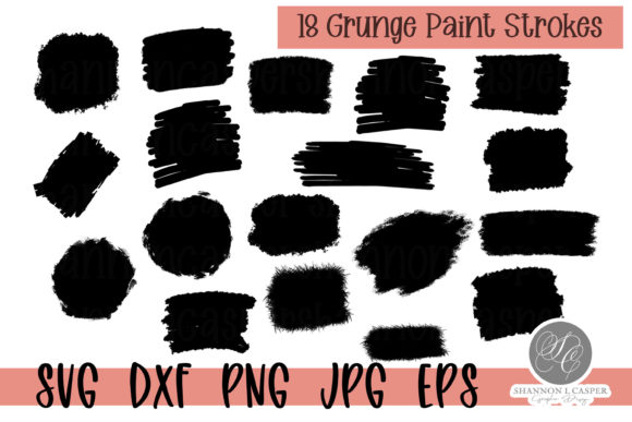 Download Paint Brush Strokes - SVG &amp; Sublimation - Paint Collection