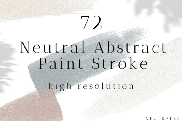 Download Neutral Brush Strokes Clipart Bundle - Bundle Collection