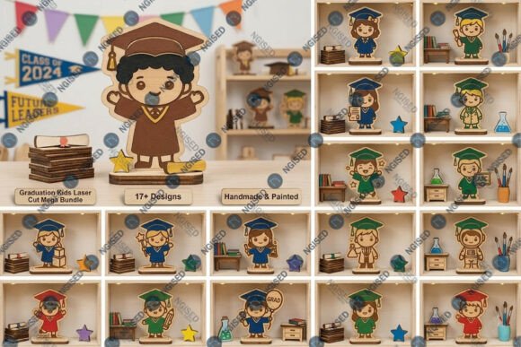 Download Graduation Kids Laser Cut Mega Bundle SV - Bundle Collection
