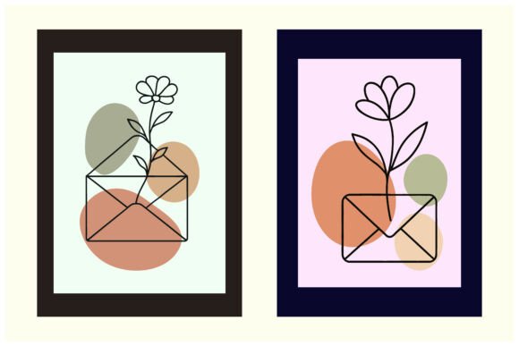 Download Line Art Set Minimal Botanical Poster - Set Collection