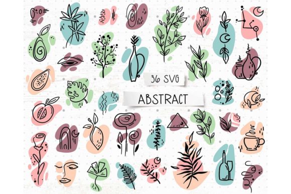 Download Abstract Boho Simple Shapes SVG Bundle - Bundle Collection