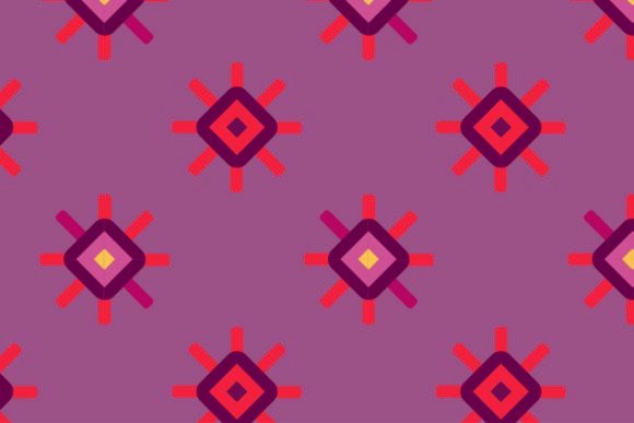 Download Geometric Random Star Flower, Background - Geometric Collection