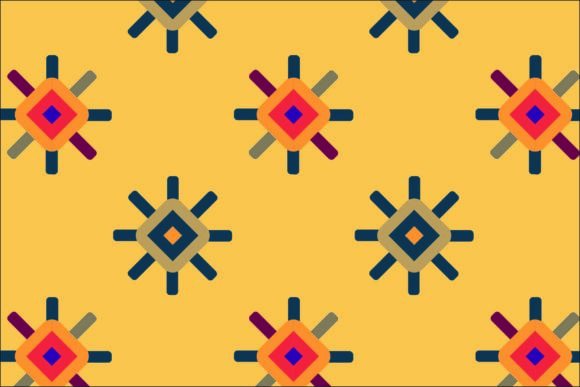 Download Geometric Random Star Flower, Background - Geometric Collection