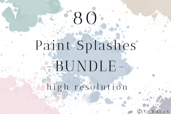 Download Pastel Watercolor Splash Clipart Bundle - Bundle Collection