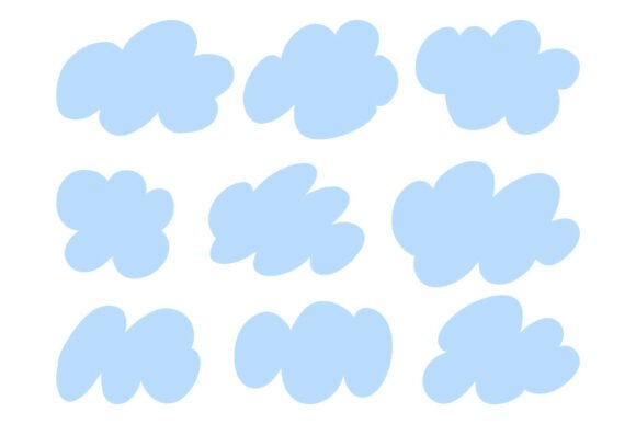 Download Abstract Blob Shape Set Minimal SVG Pack - Set Collection