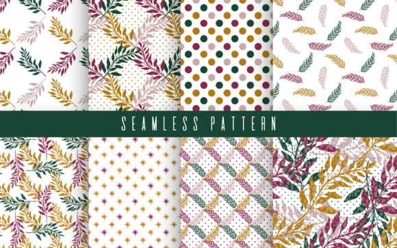 Download Nature Plant Pattern Set - Set Collection