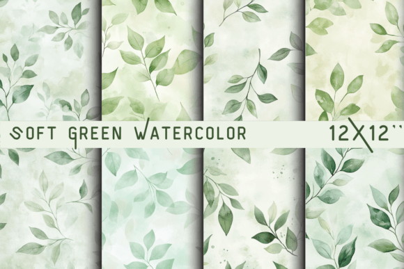 Download Soft Green Watercolor Background - Watercolor background Collection