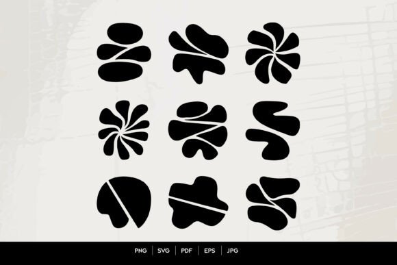 Download Organic Abstract Shapes SVG Set - Set Collection