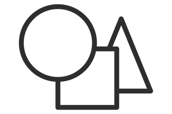 Download Geometric Shapes Icon. Drawing Symbol. D - Geometric Collection