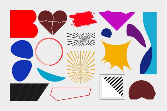 Download Abstract Organic Shapes, Vector Set - Set Collection